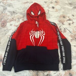 Boys spider man hoodie